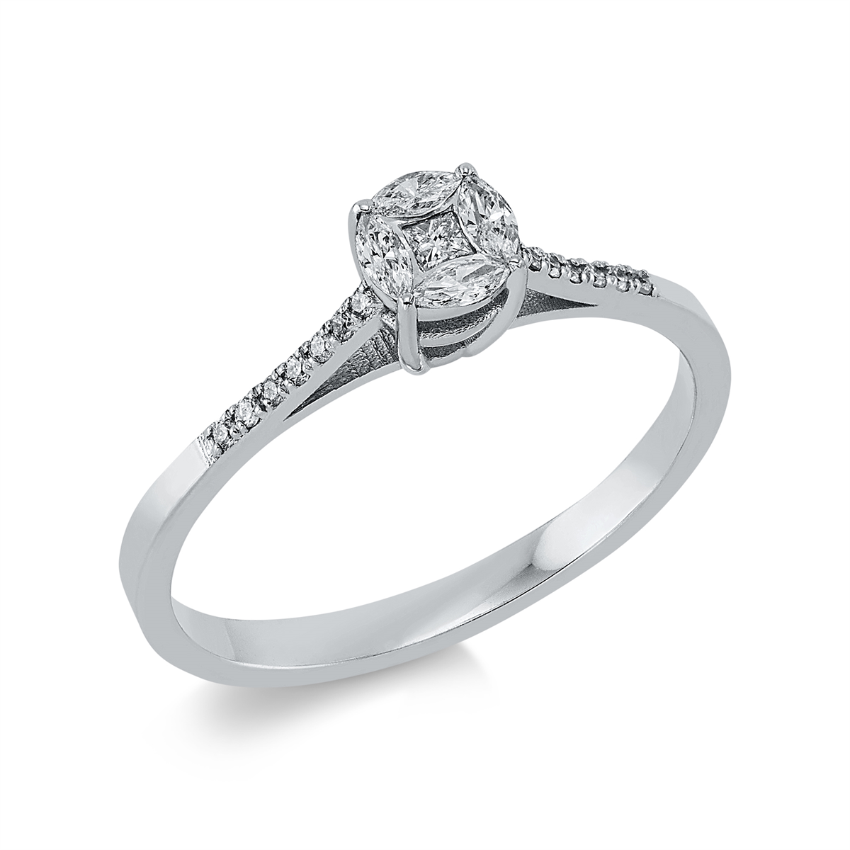 Ring 14 kt WG
