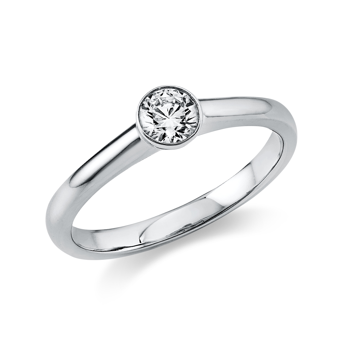 Ring Zarge 18 kt WG, GIA6401219216