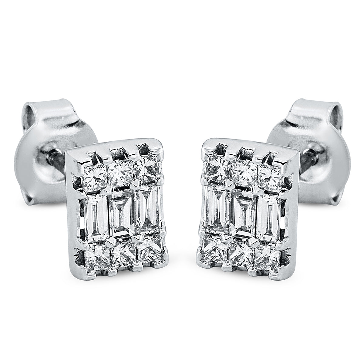 Ohrstecker 18 kt WG