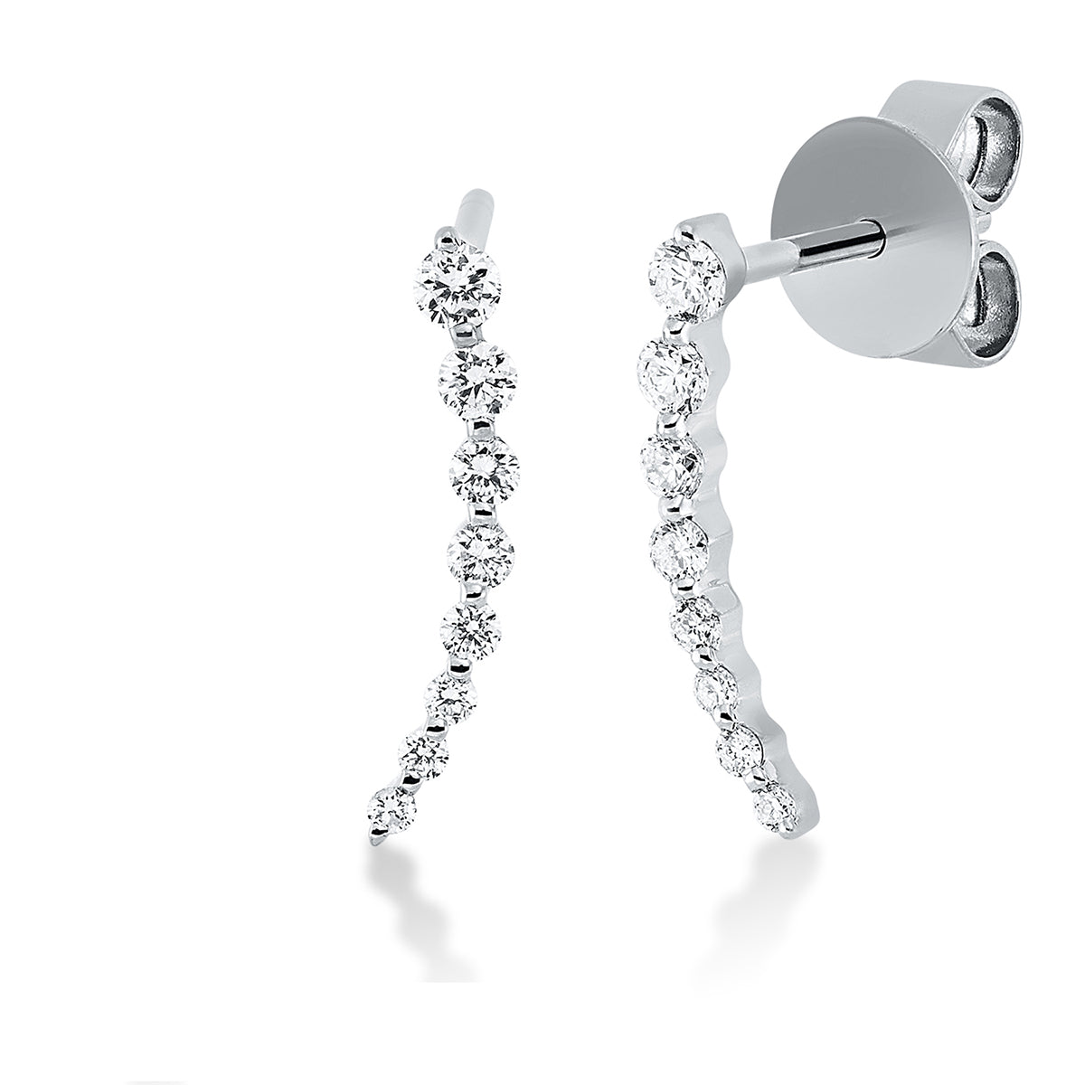 Ohrstecker 18 kt WG