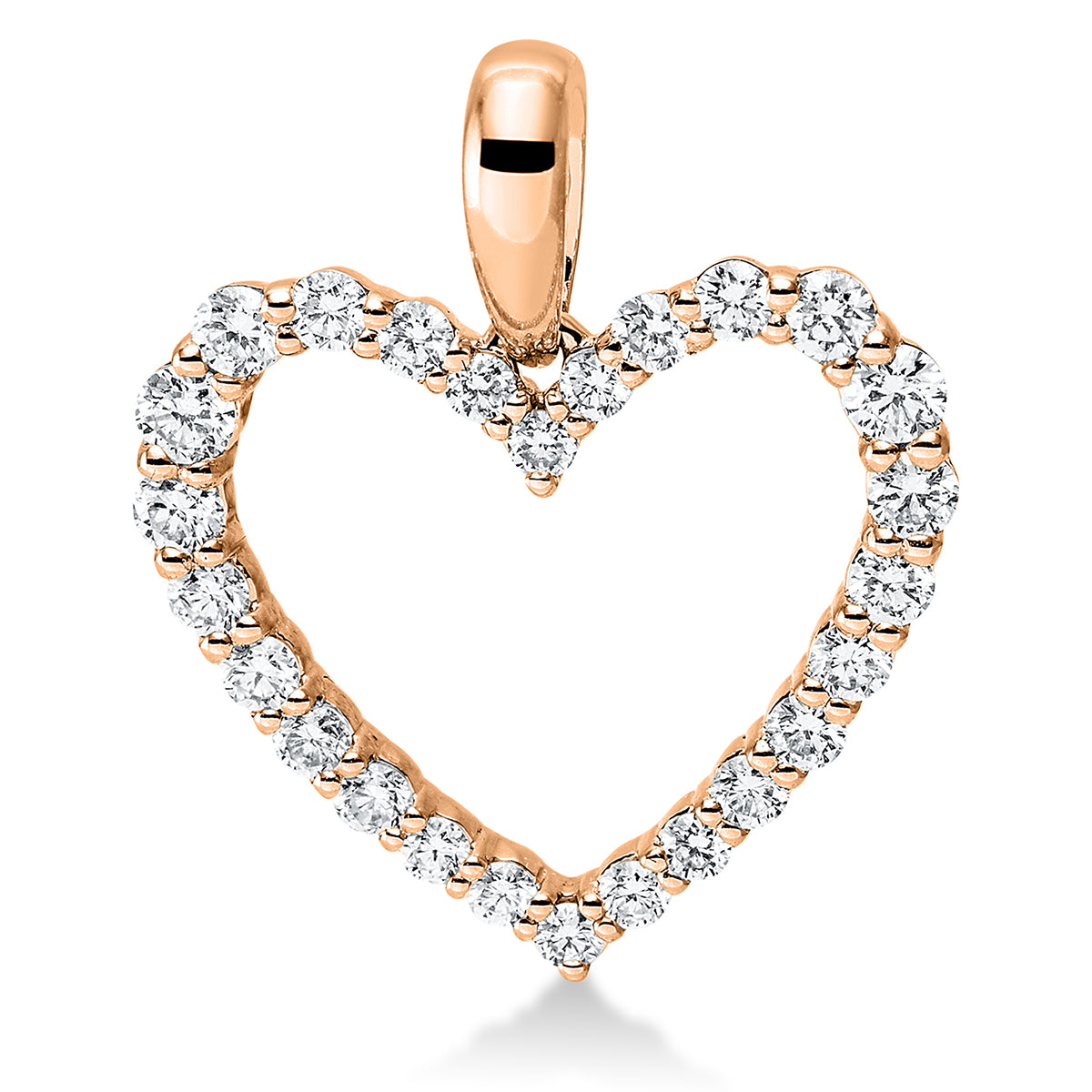 Anhänger 18 kt RG Herz