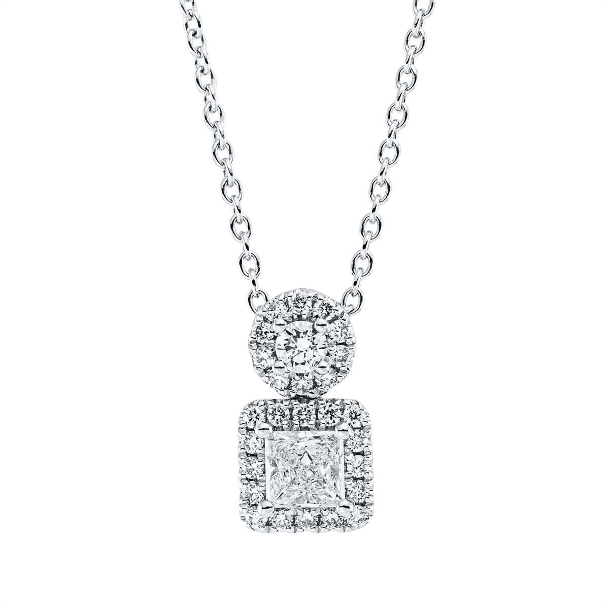 Collier 18 kt WG
