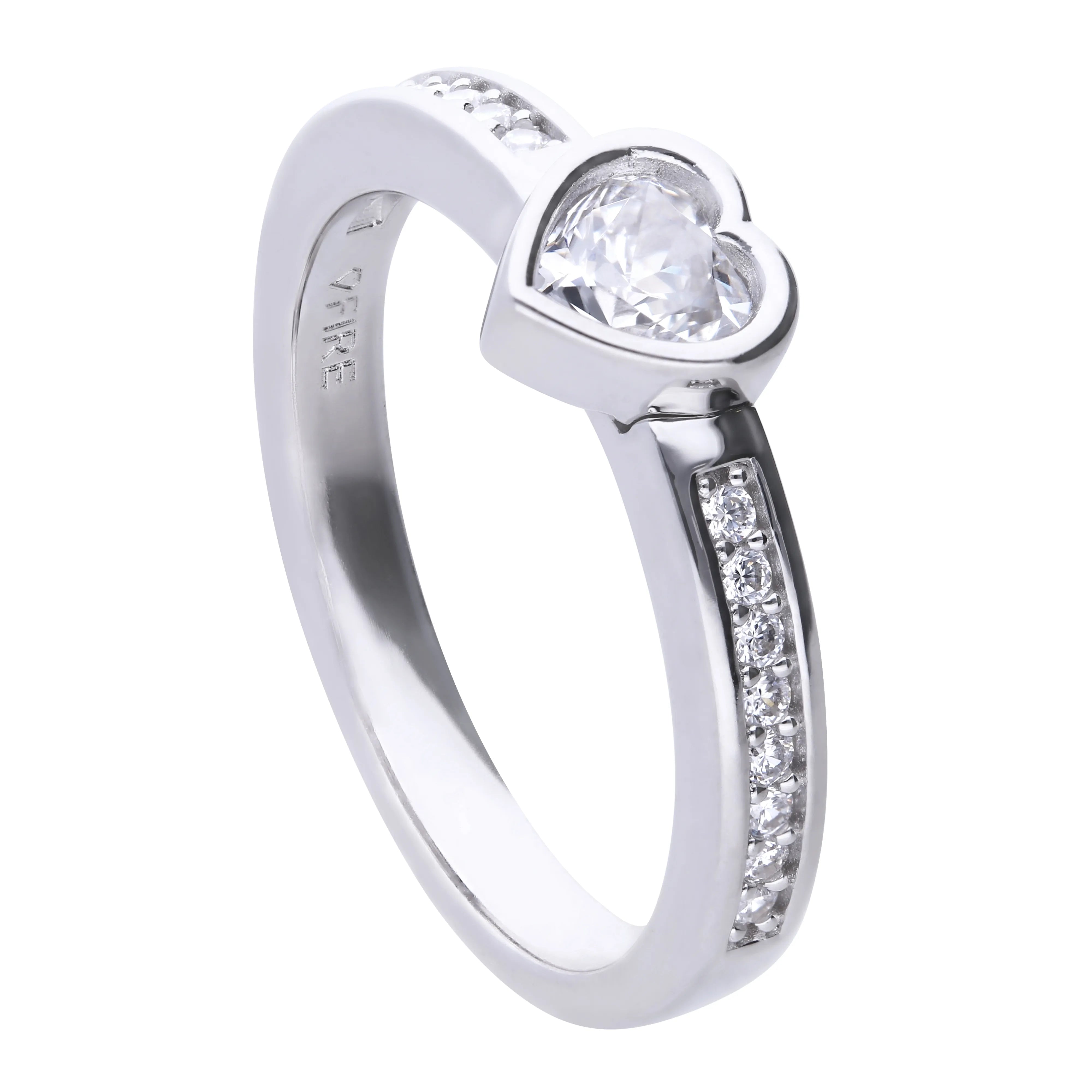 Diamonfire Herz-Ring Silber 925