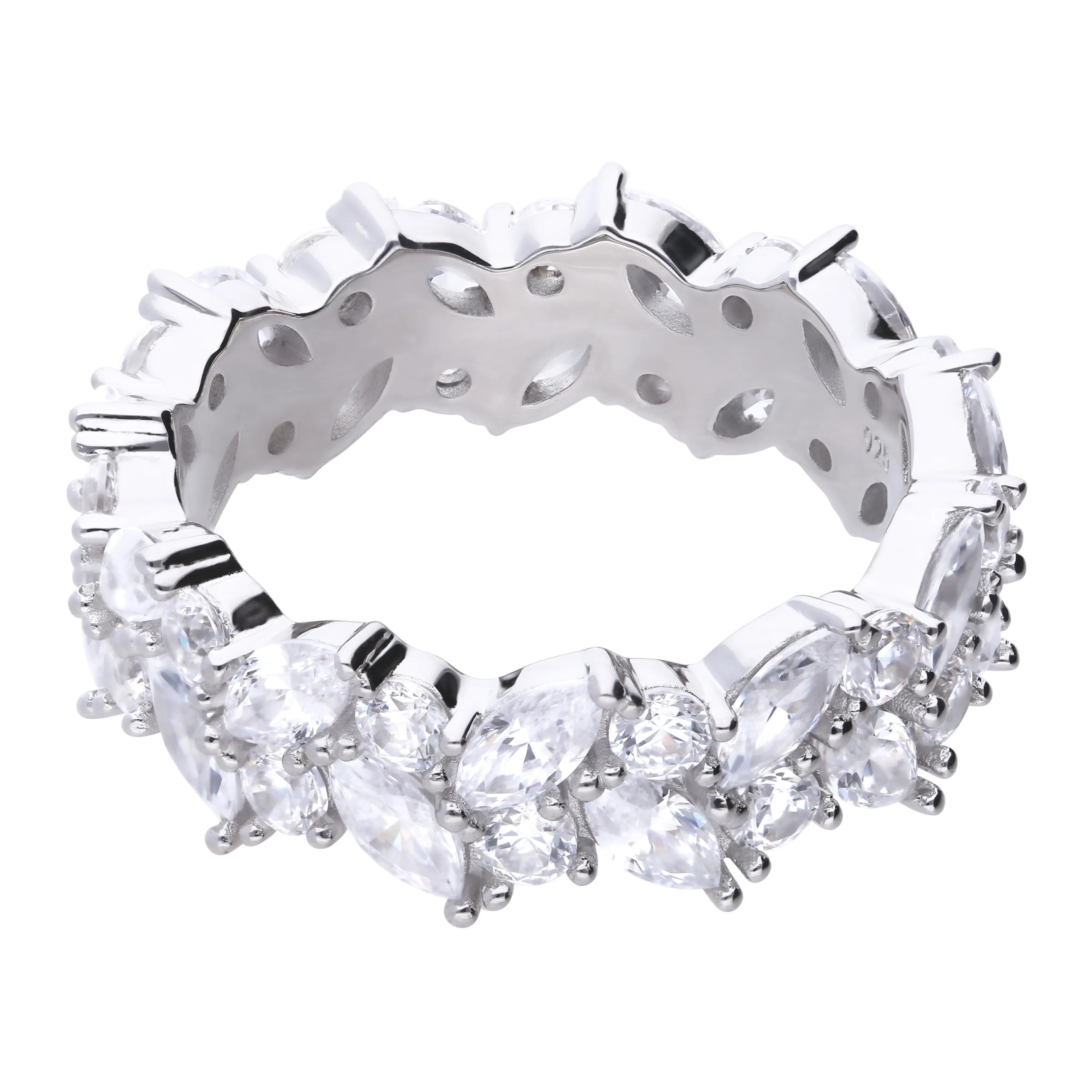 Diamonfire Memory-Ring Premium Silber