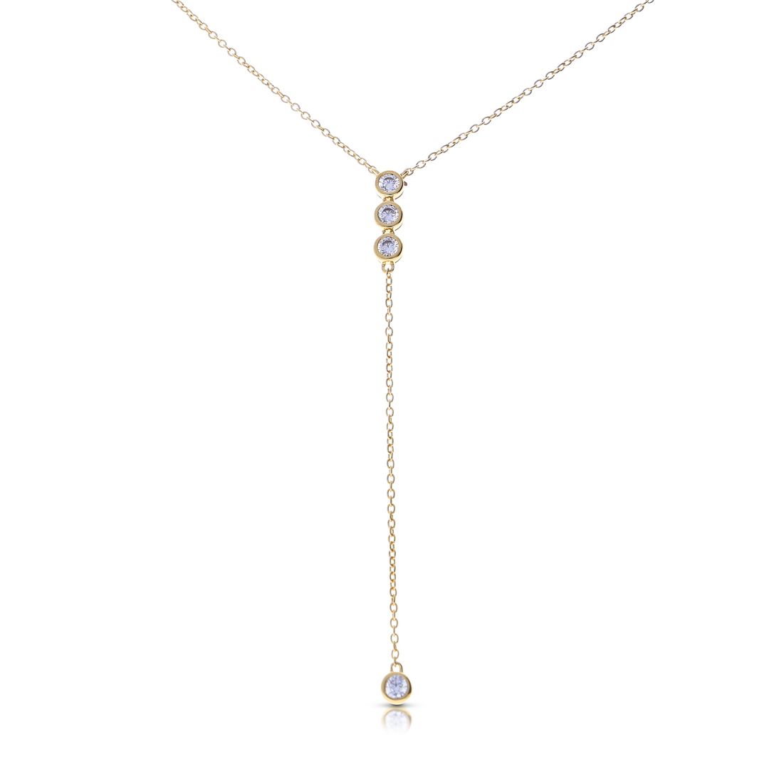 Diamonfire Y-Collier Gelbgold