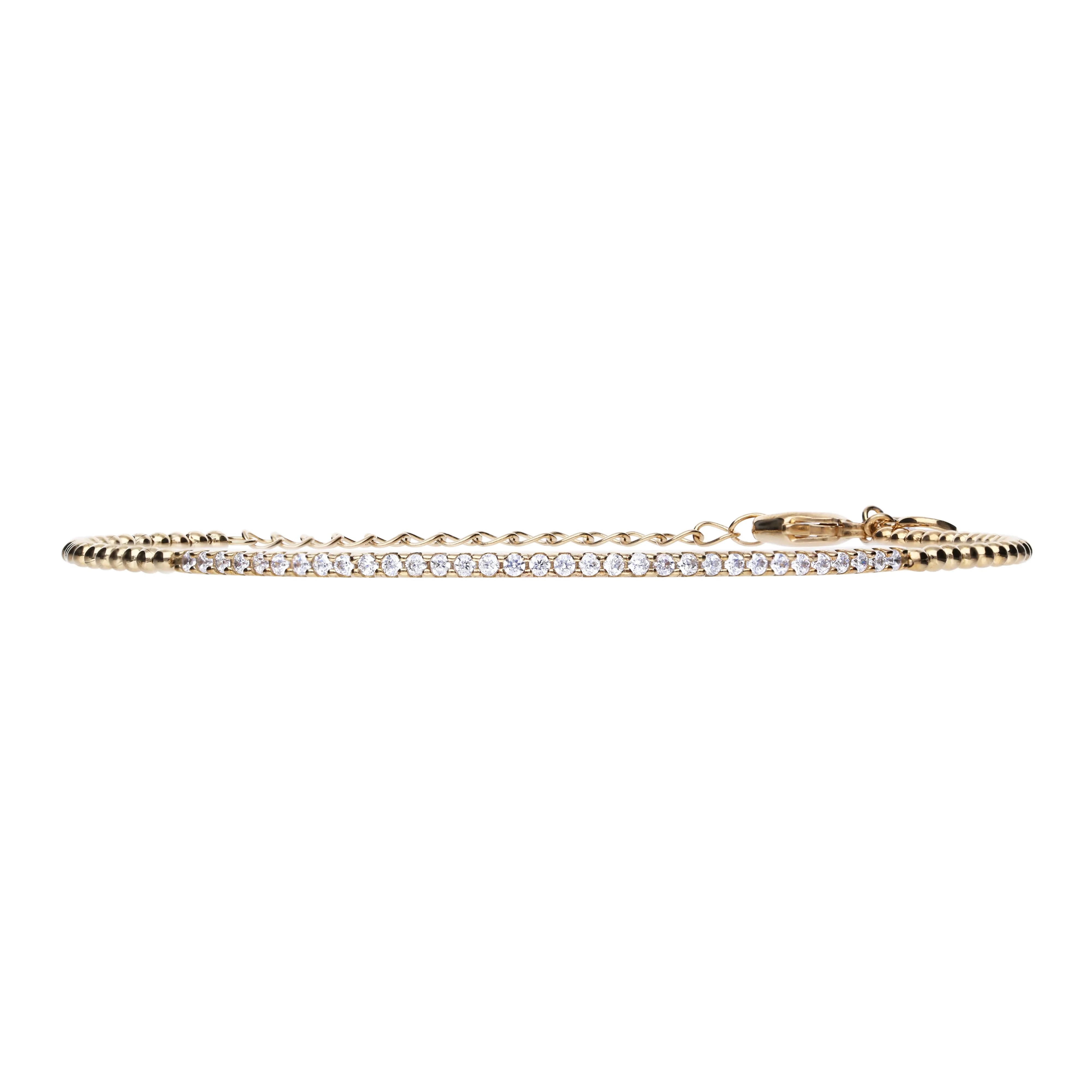 Diamonfire filigranes Armband gelbgold mit Verlängerungskette