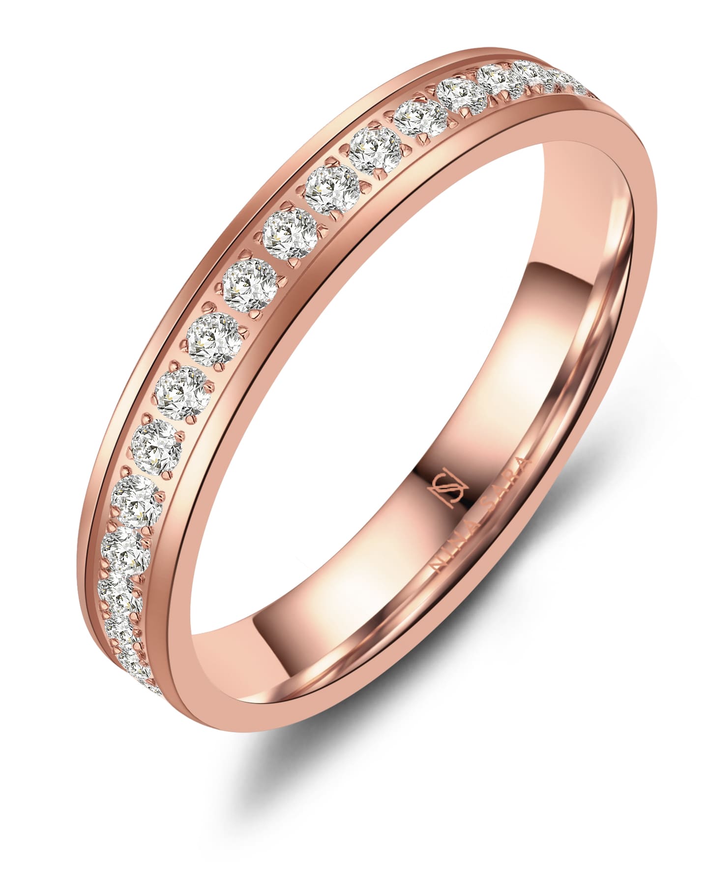 Memoirering Edelstahl mit Roségold