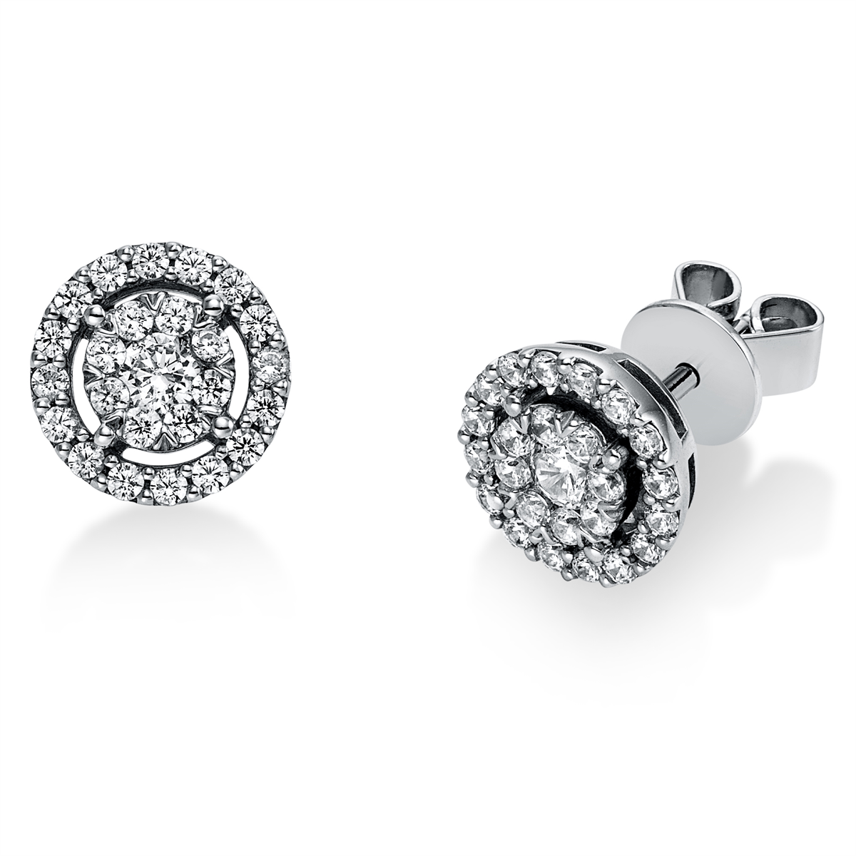 Ohrstecker 14 kt WG