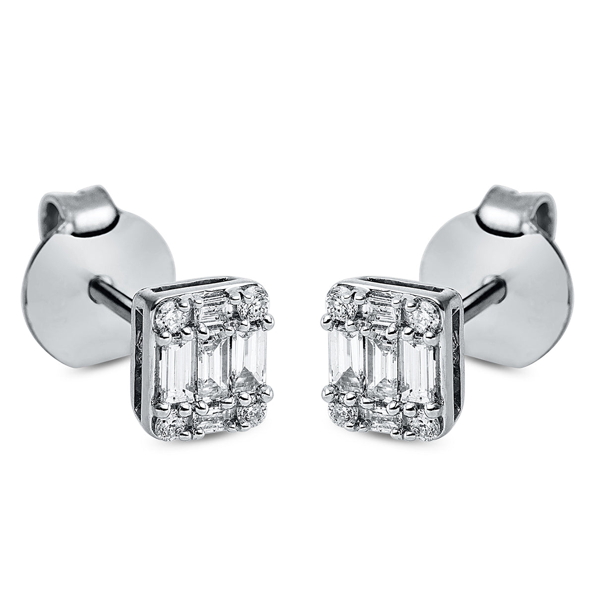 Ohrstecker 18 kt WG
