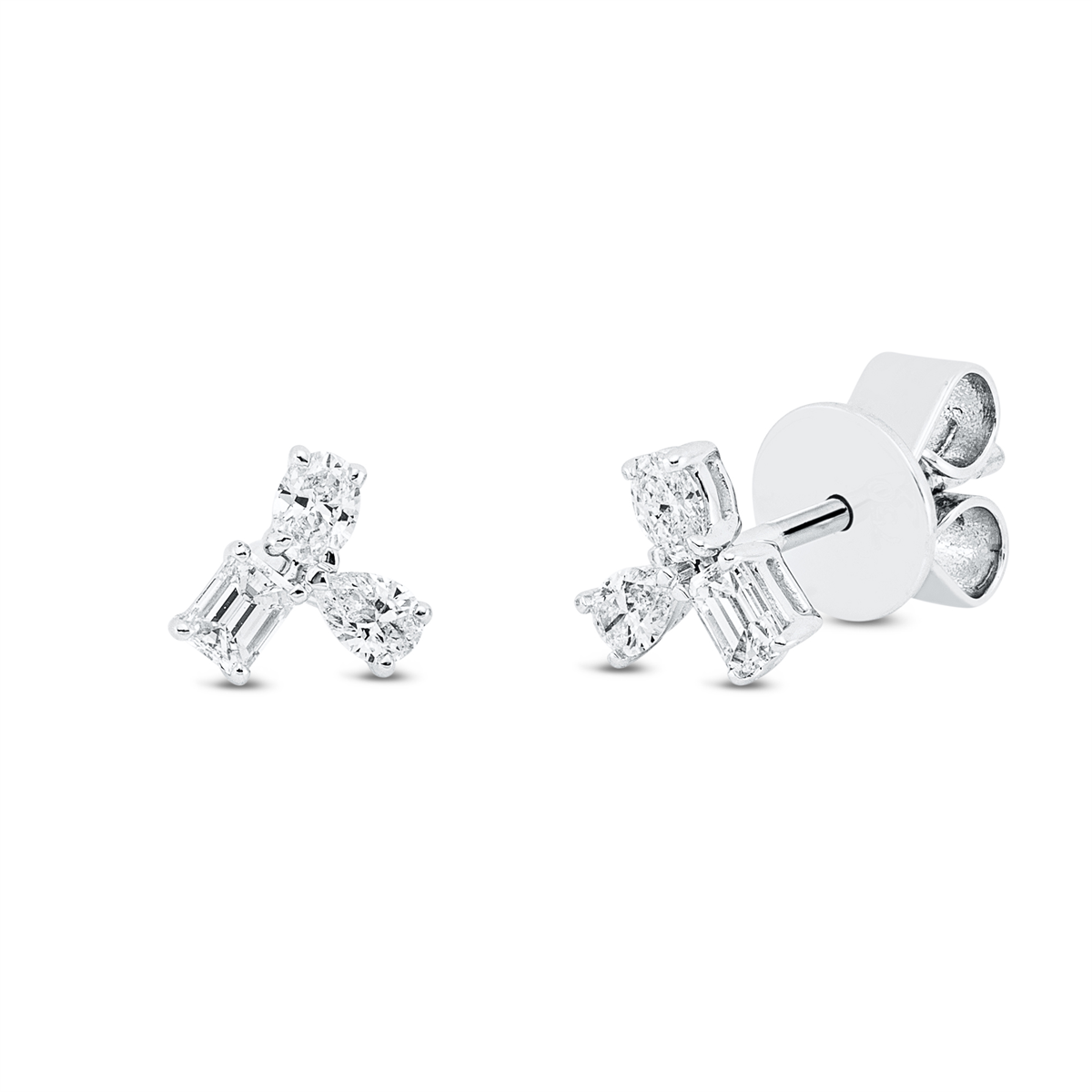 Ohrstecker 18 kt WG