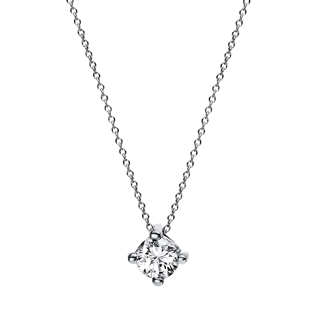 Collier 4er-Krappe 950 Pt Platin