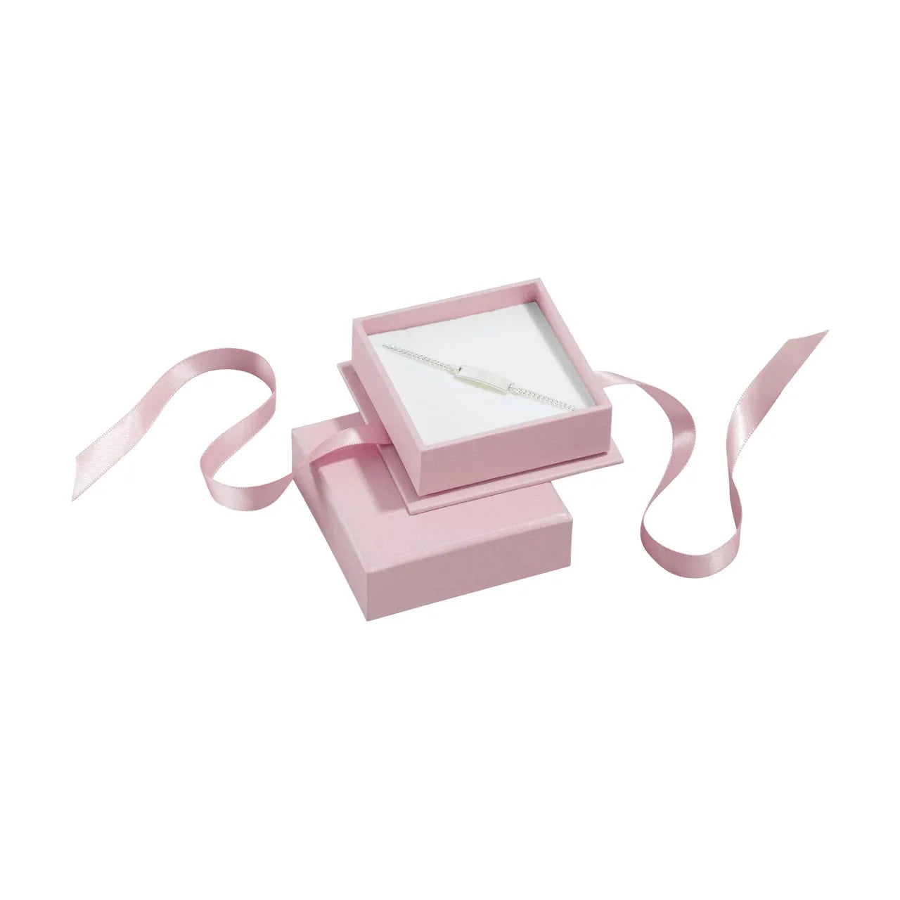 Herz-Anhänger in pink in 333er Gelbgold