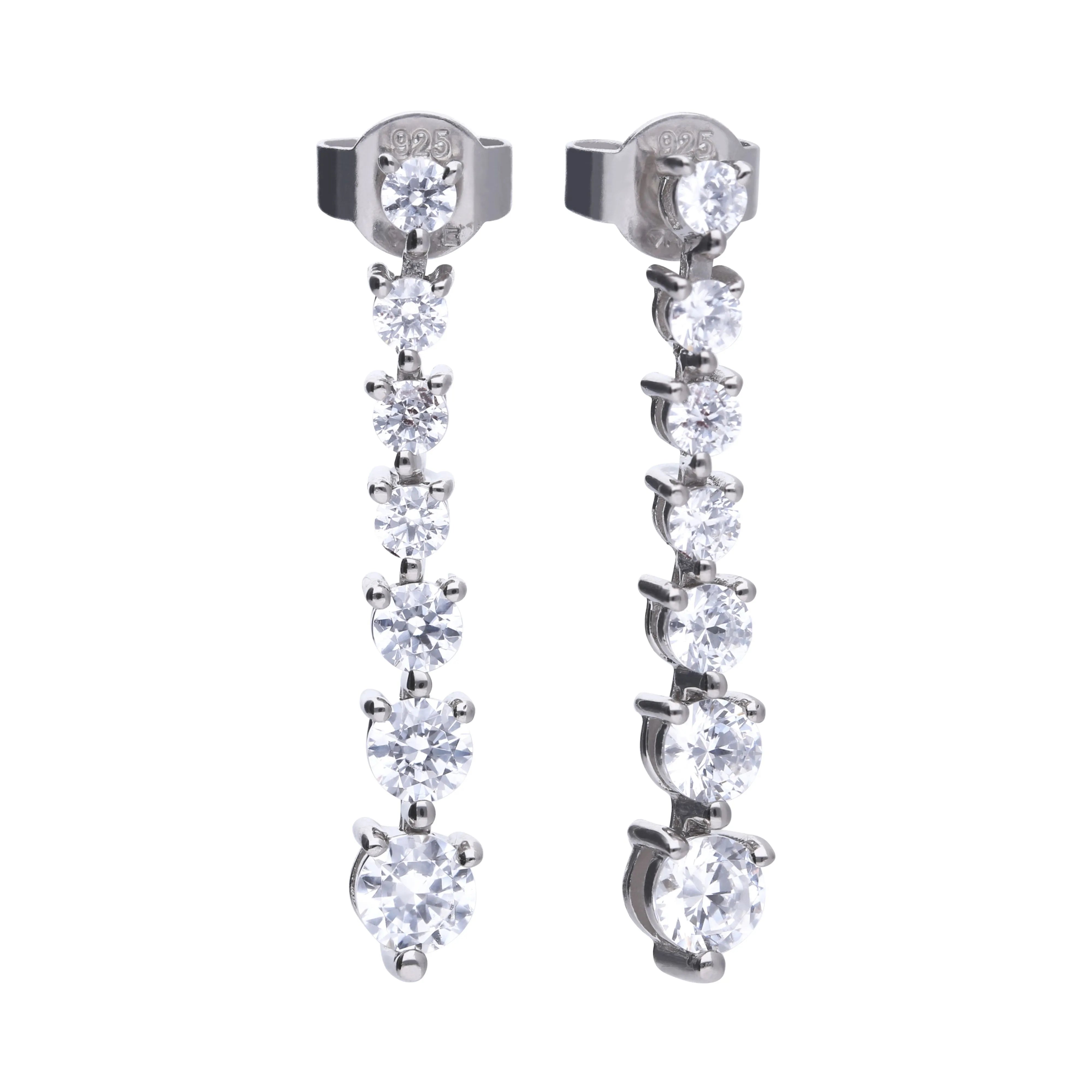 Stäbchen-Ohrringe in Silber 925