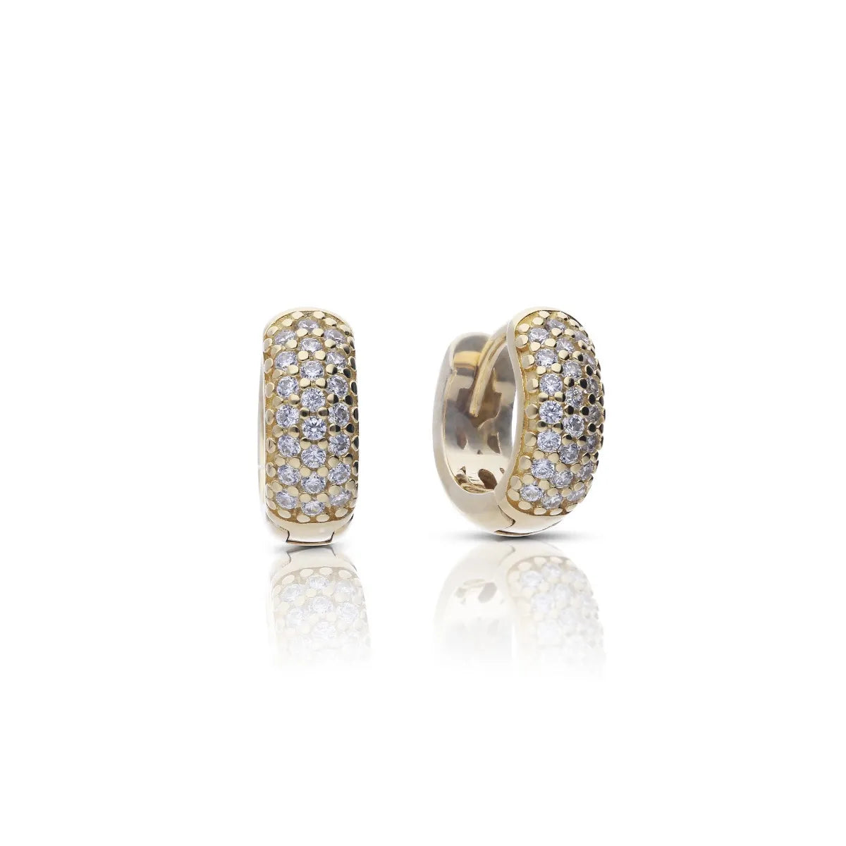 Diamonfire Creole Gelbgold mit Zirkonia