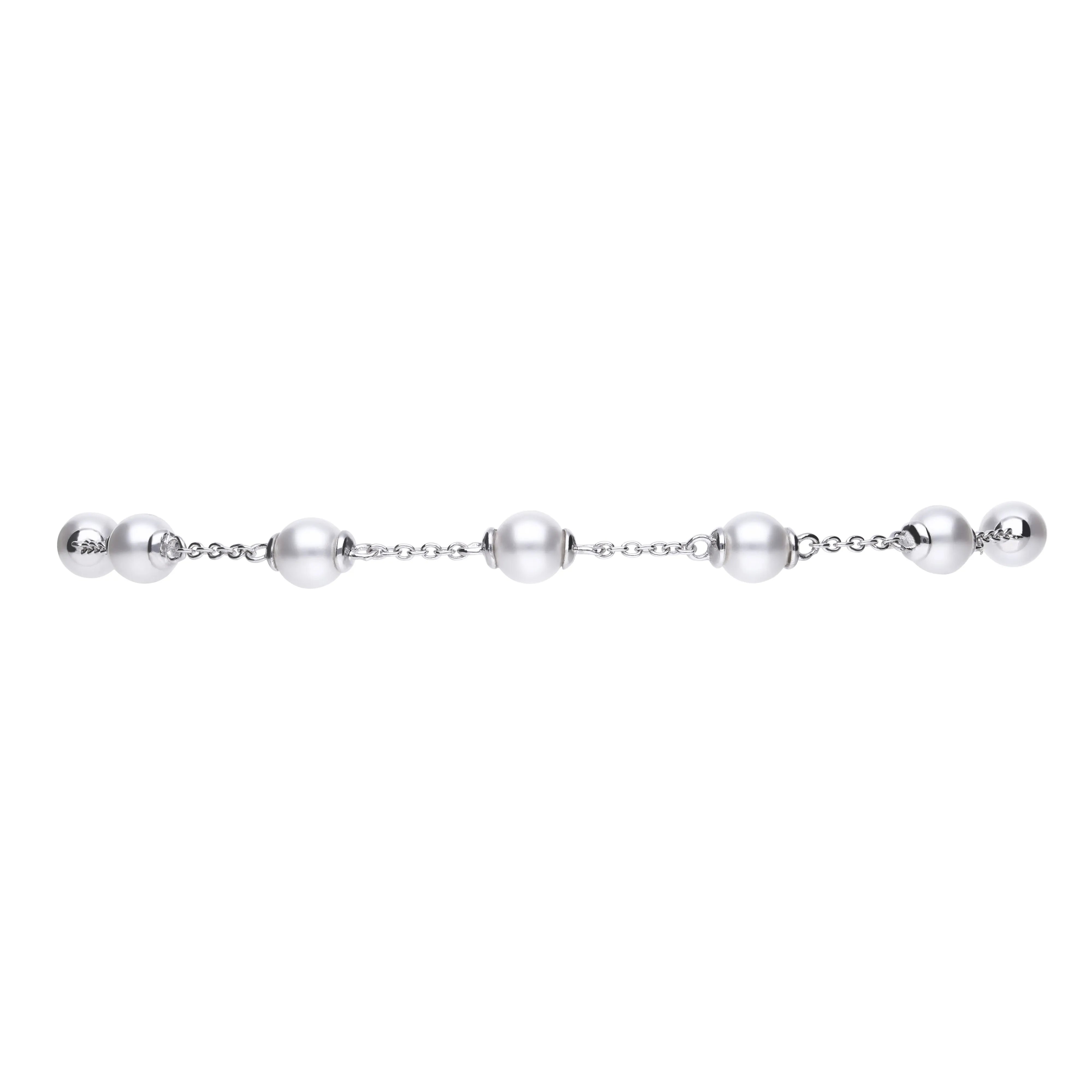 Perl-Armkette silber 925