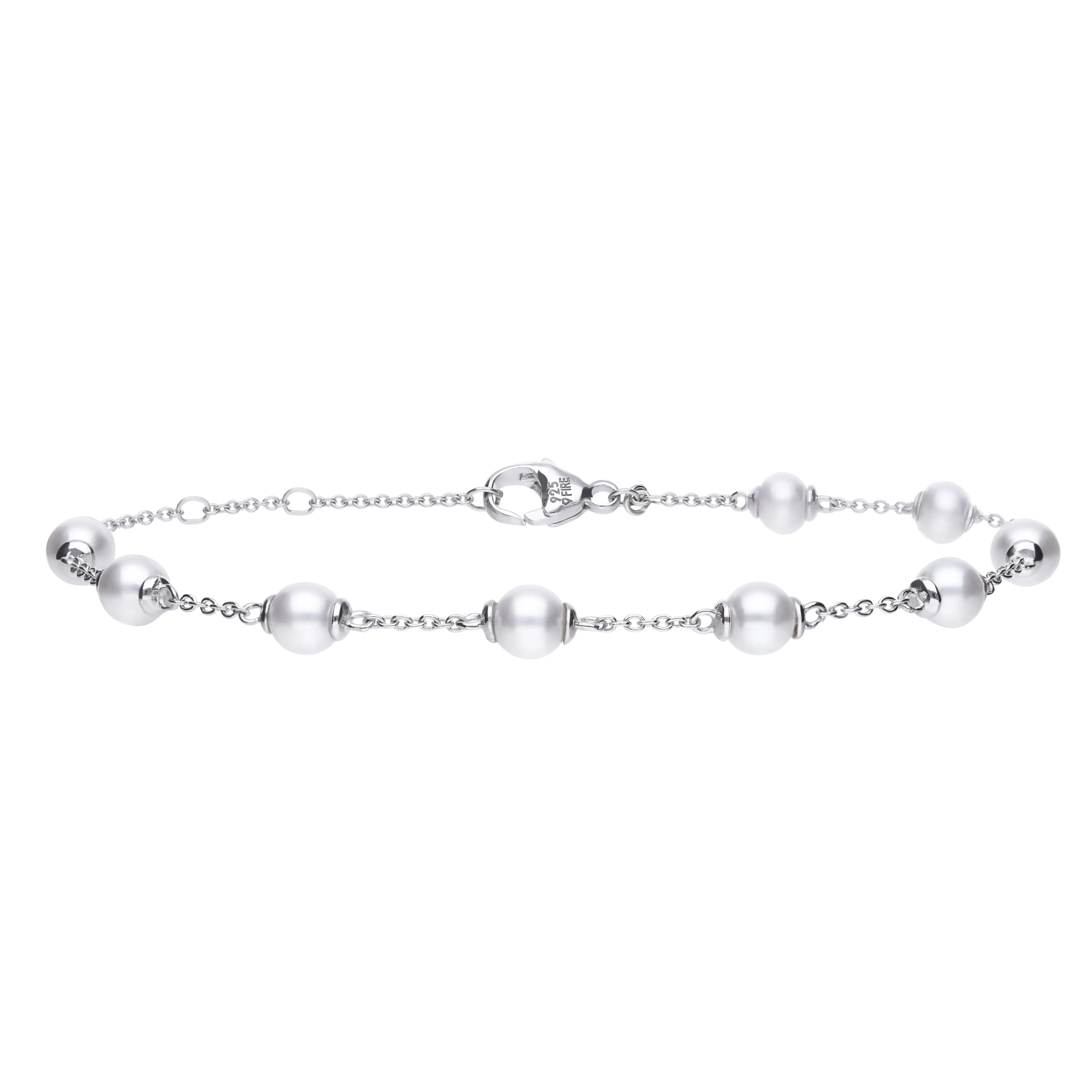 Diamonfire Perl-Armkette Silber 925