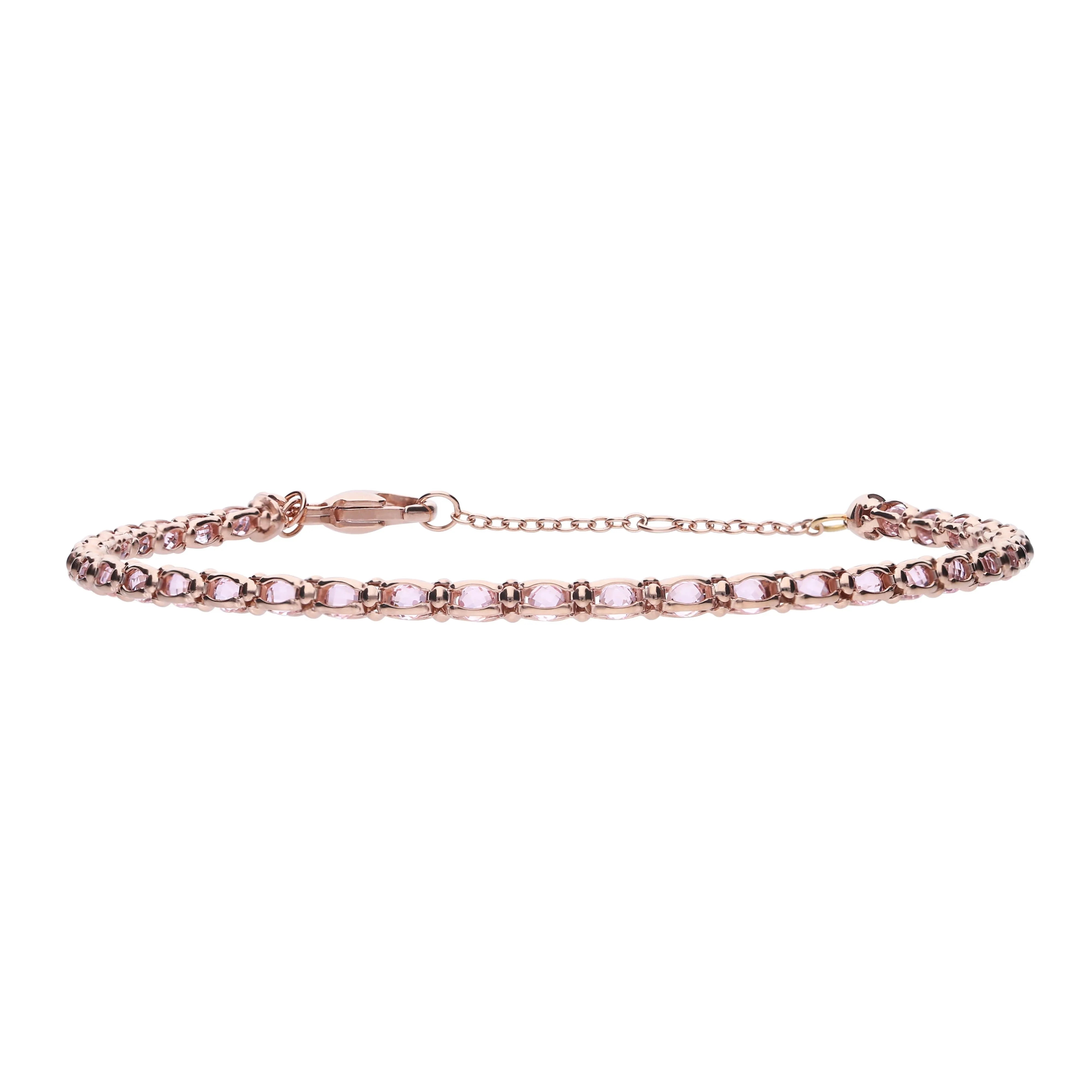 Diamonfire Armband Roségold mit morganite Zirkonias