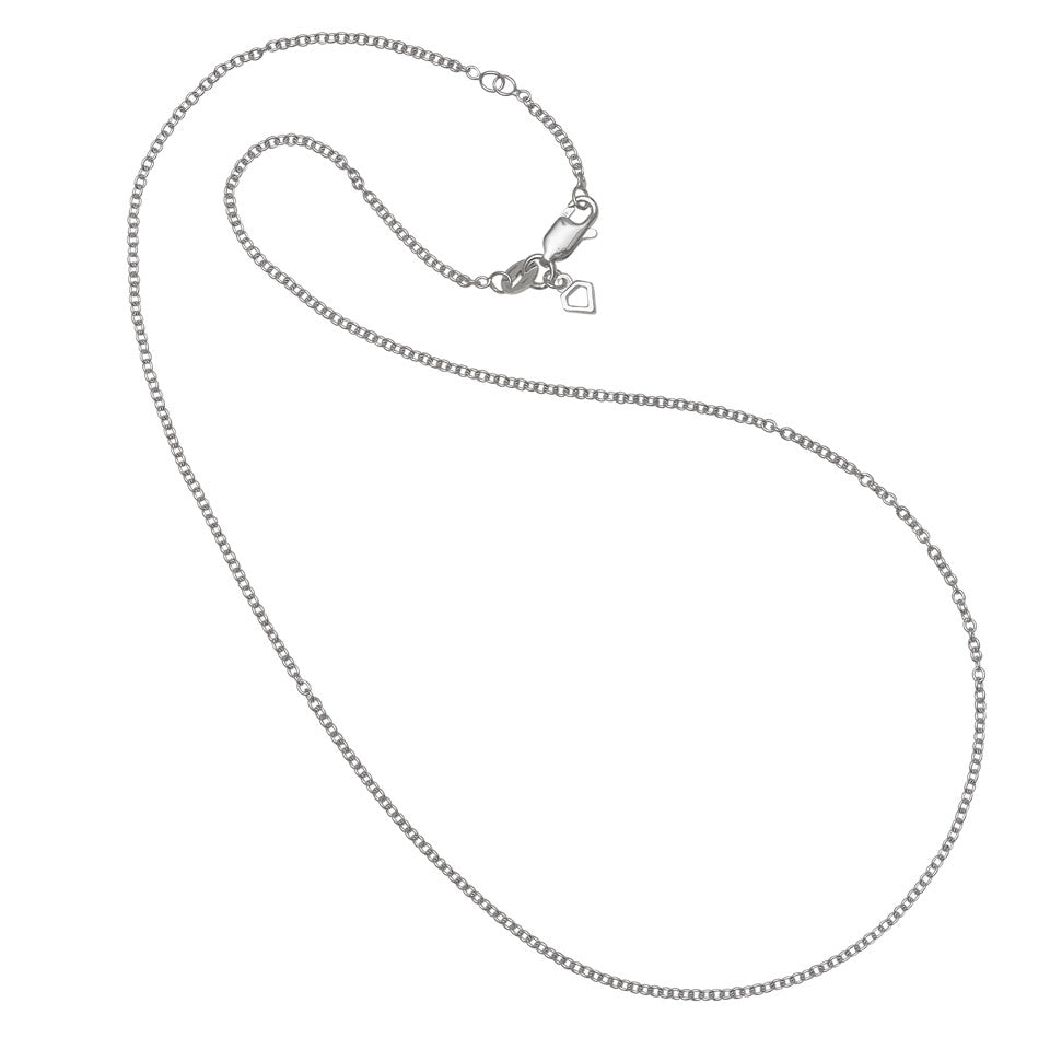 Diamonfire Ankerkette Premium Silber, Drahtstärke 4mm, Länge 45cm