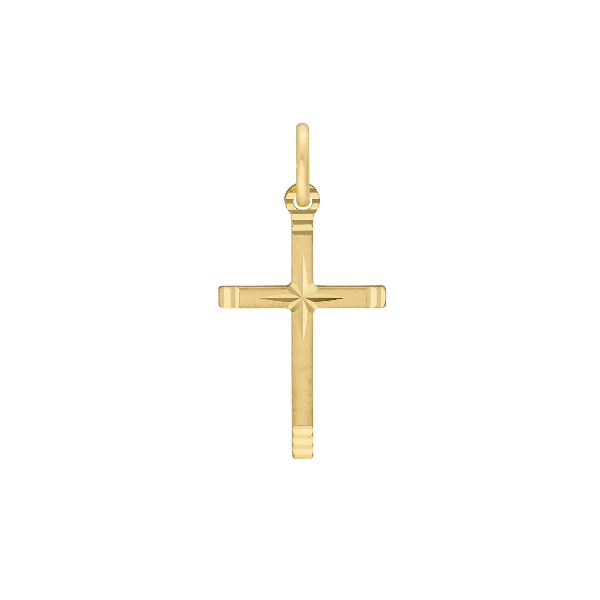 Anhänger Kreuz aus Gelbgold 333