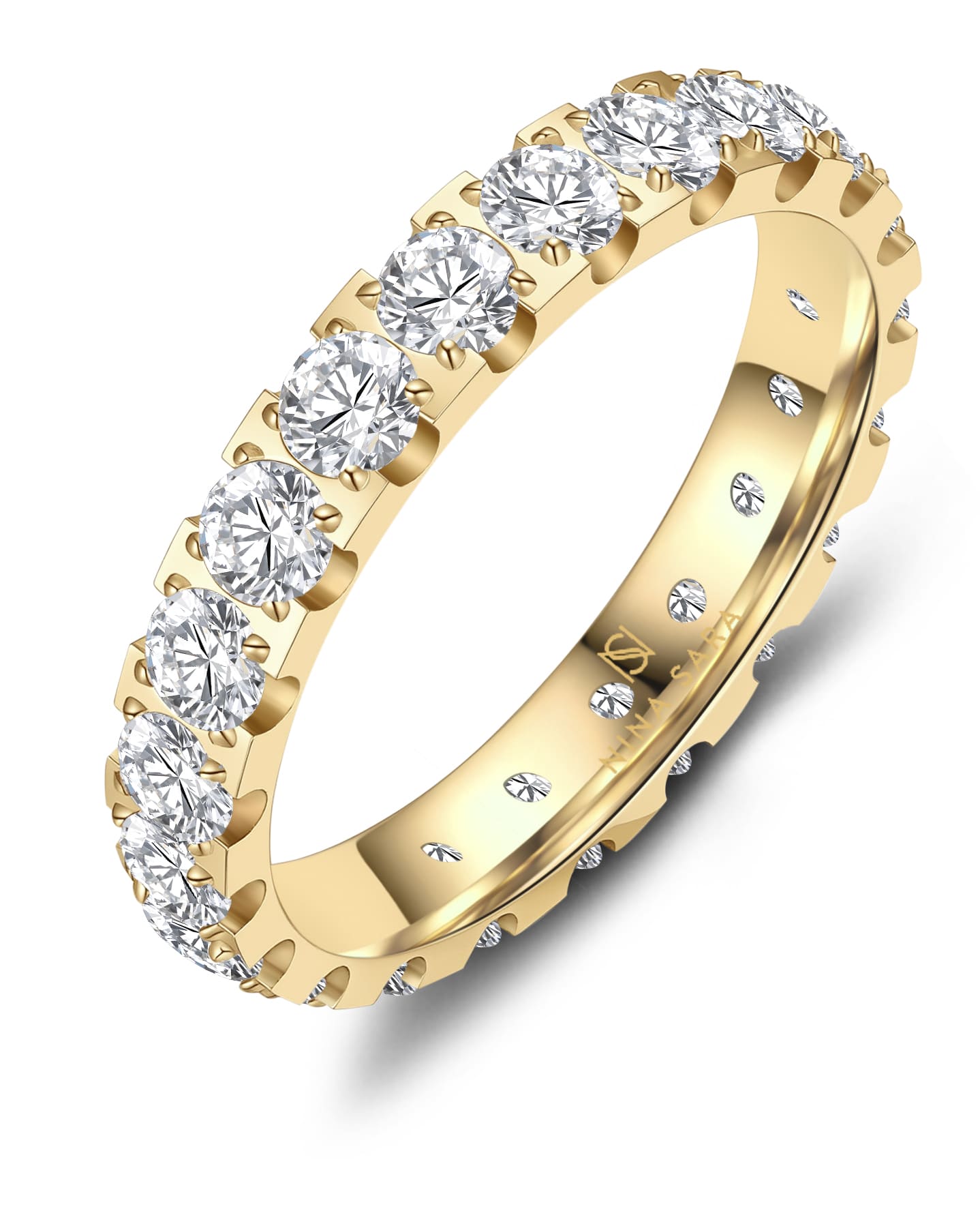 Memoirering Edelstahl mit Gelbgold