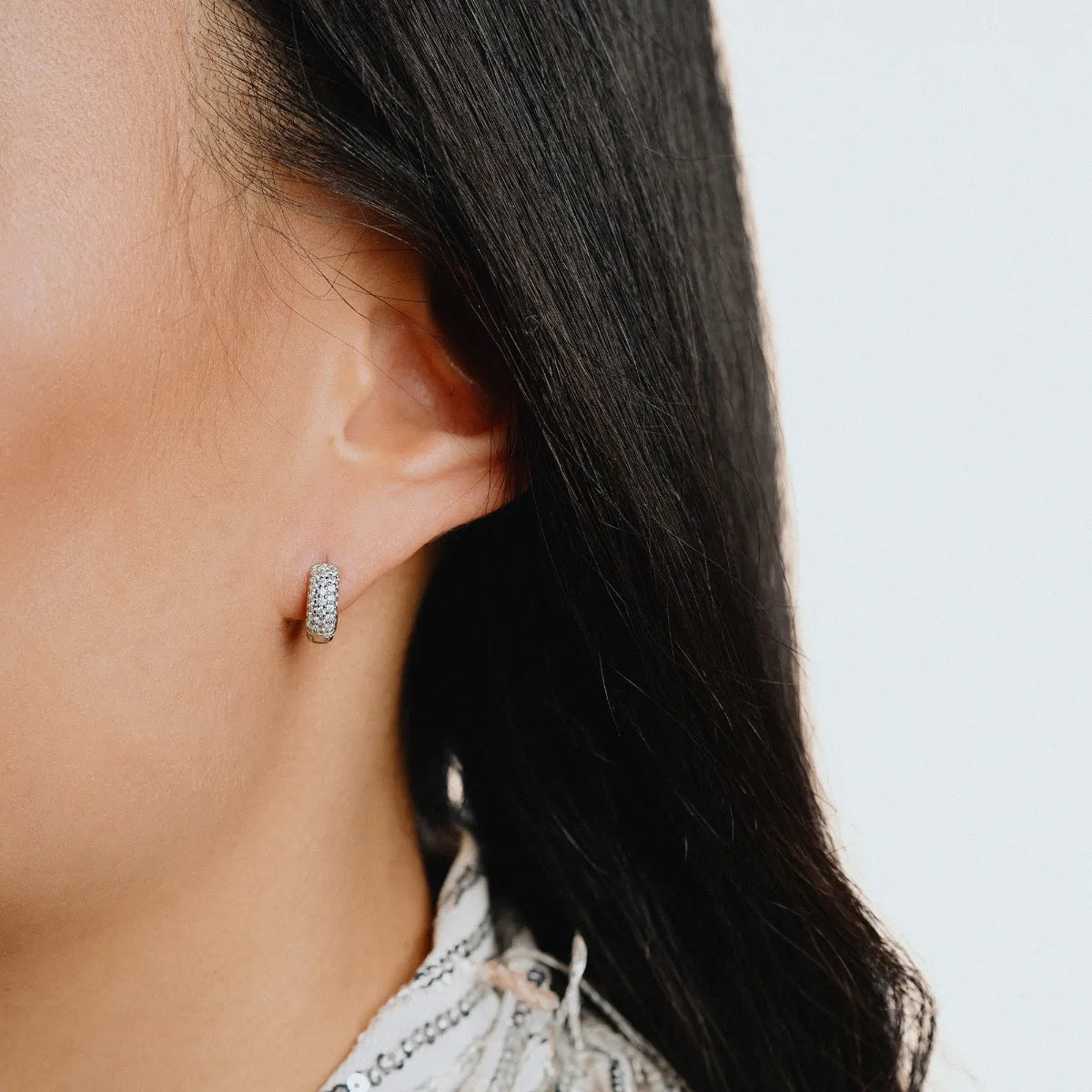 Diamonfire Creole Gelbgold mit Zirkonia